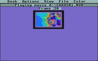 Fractal Chaos atari screenshot